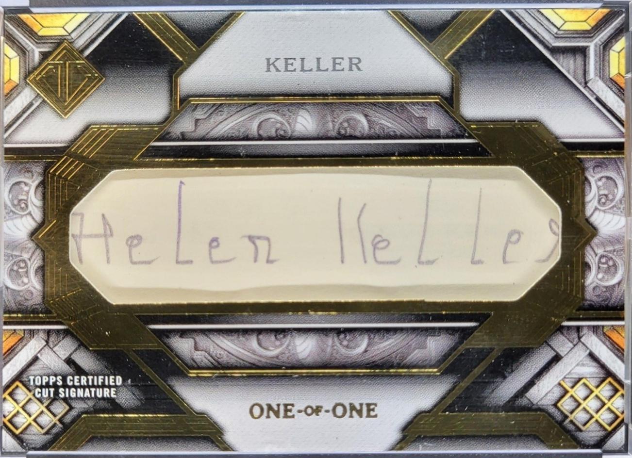 ヘレン・ケラー Helen Keller #CS-HK Prices | 2025 Topps Transcendent Cut Signature