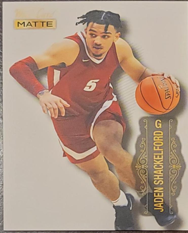 Jaden Shackelford #MB-29 2022 Wild Card Matte Basketball