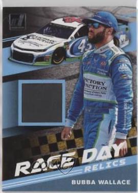 Bubba Wallace #RD-BW Racing Cards 2020 Panini Donruss Nascar Race Day Relics