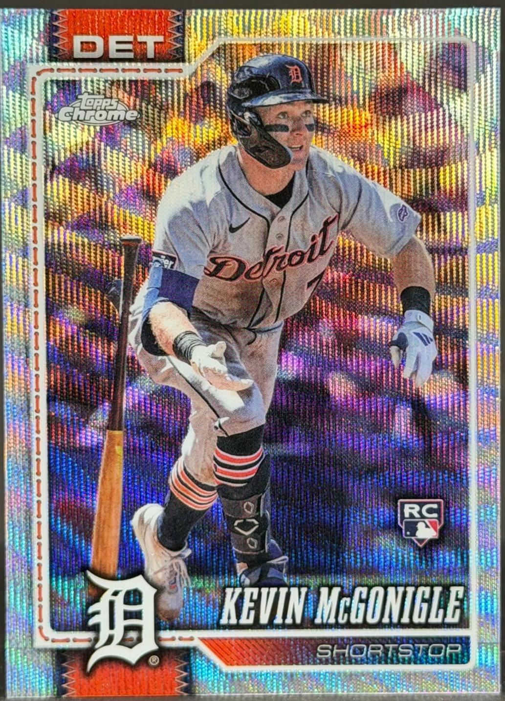 2026 Topps Chrome Kevin McGonigle [Wave Refractor] #16 card