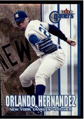 Orlando Hernandez #17 Baseball Cards 2000 Fleer Gamers