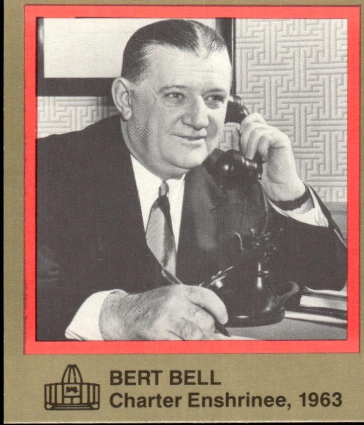 Bert Bell #15 Football Cards 1985 Football Immortals