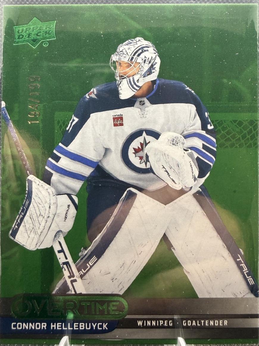 Connor Hellebuyck #5 2025 Upper Deck Overtime Hockey