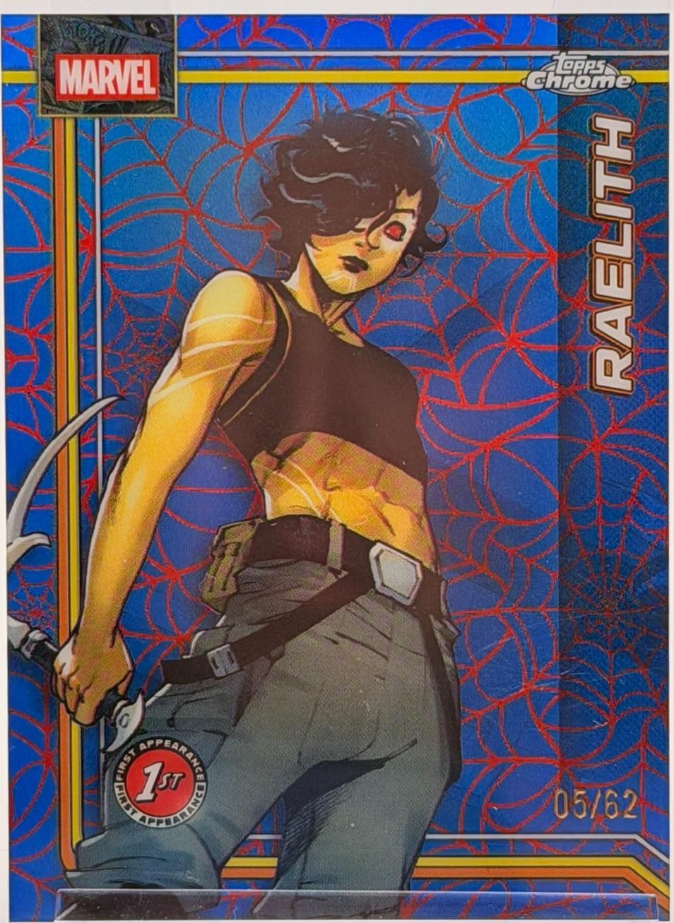 Raelith Spider-Web Red/Blue Refractor