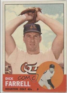 Dick Farrell #277 1963 Topps Baseball