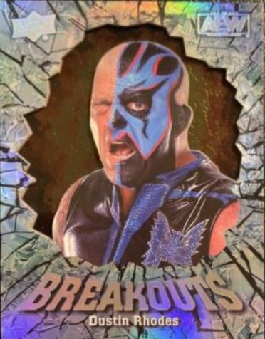 Dustin Rhodes #BO-7 Wrestling Cards 2022 Upper Deck AEW Breakouts