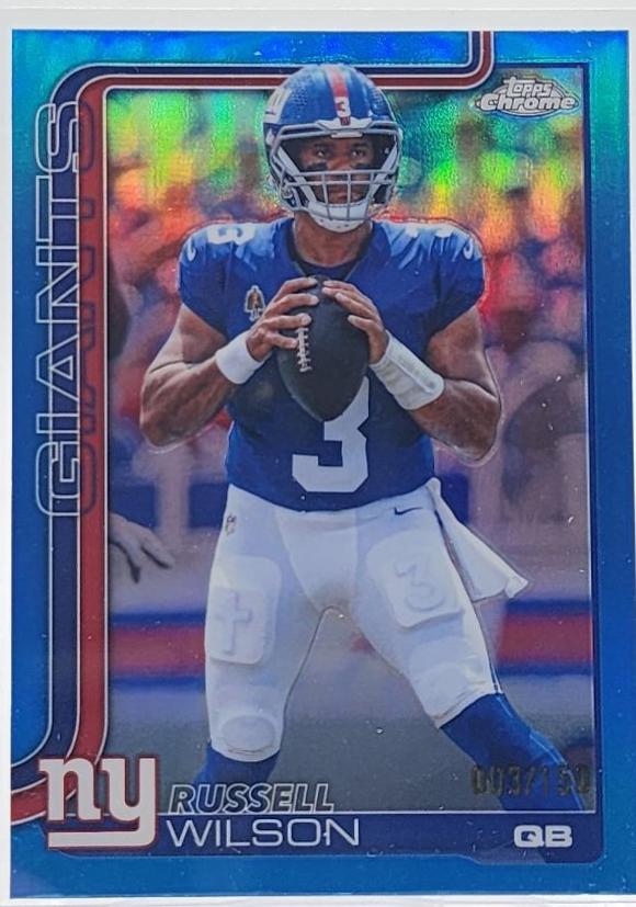 Russell Wilson [Blue Refractor] #229