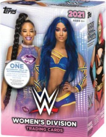 Blaster Box Wrestling Cards 2021 Topps WWE Women's Division