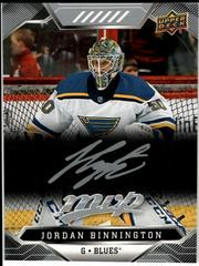 Jordon Binnington [Silver Script] #99 Hockey Cards 2019 Upper Deck MVP Prices