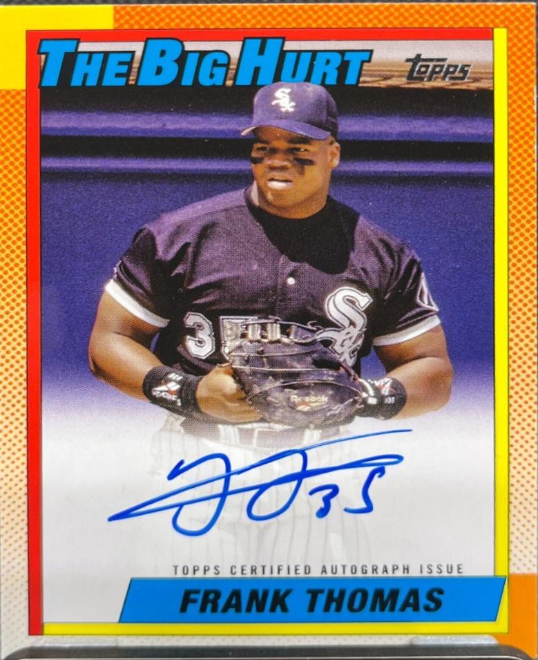 Frank Thomas #HURTA-20 Baseball Cards 2025 Topps The Big Hurt Autograph