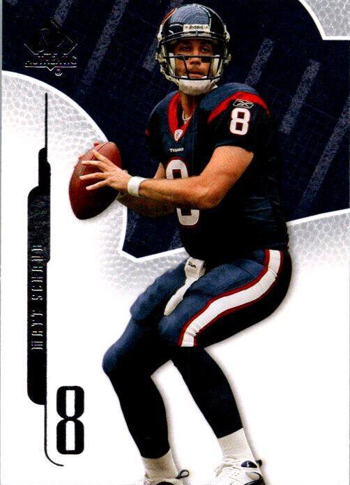 Matt Schaub #24 Football Cards 2008 SP Authentic