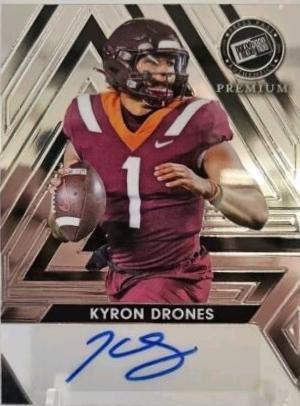 Kyron Drones #BA-KD1 2024 Press Pass Premium Autograph Football