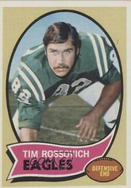 Tim Rossovich #167 Football Cards 1970 Topps