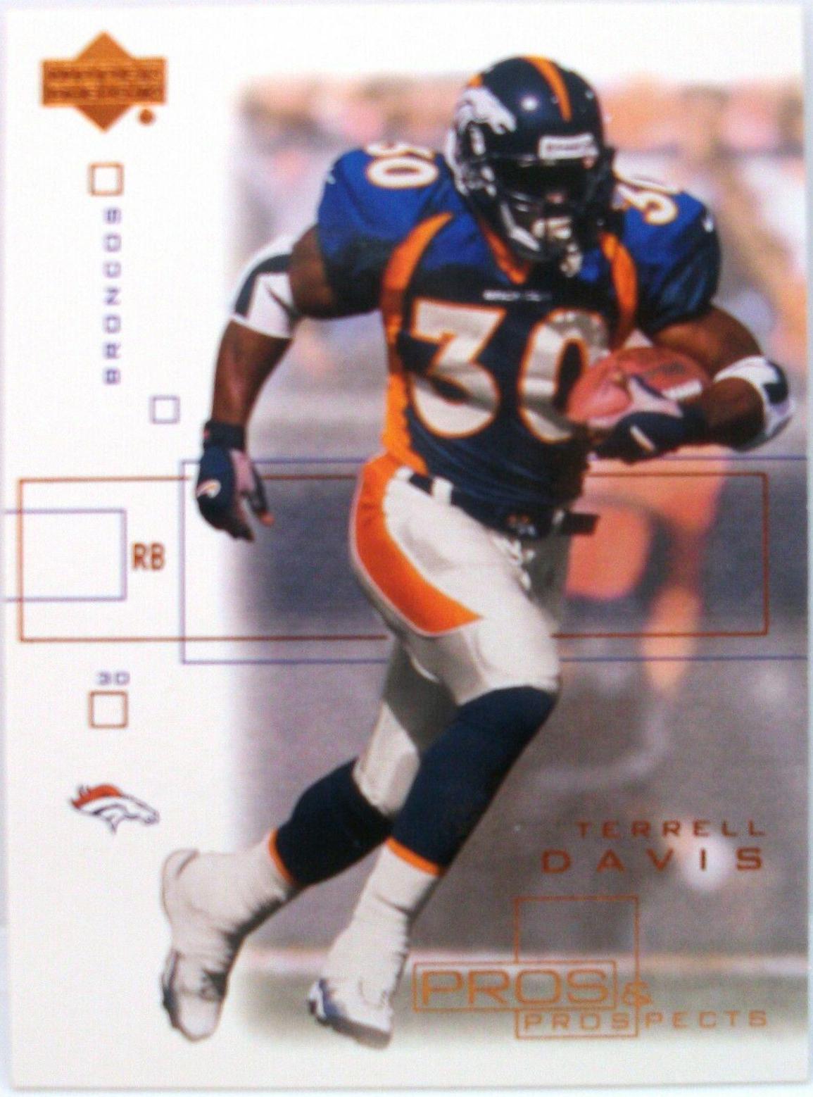 Terrell Davis #26 Football Cards 2001 Upper Deck Pros & Prospects