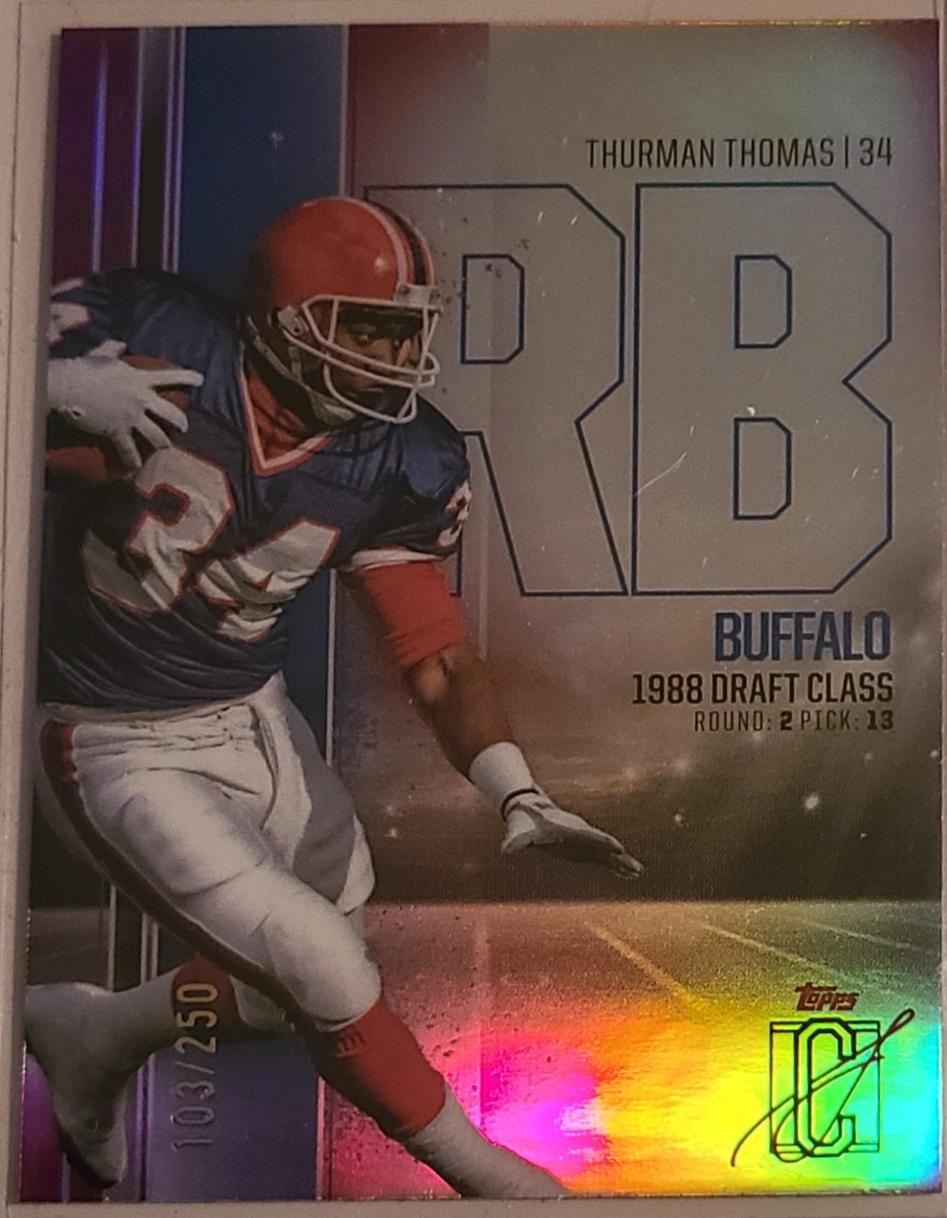 Thurman Thomas [Magenta] #BCV-5