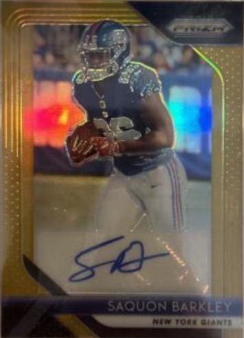 Saquon Barkley [Gold Prizm] #2