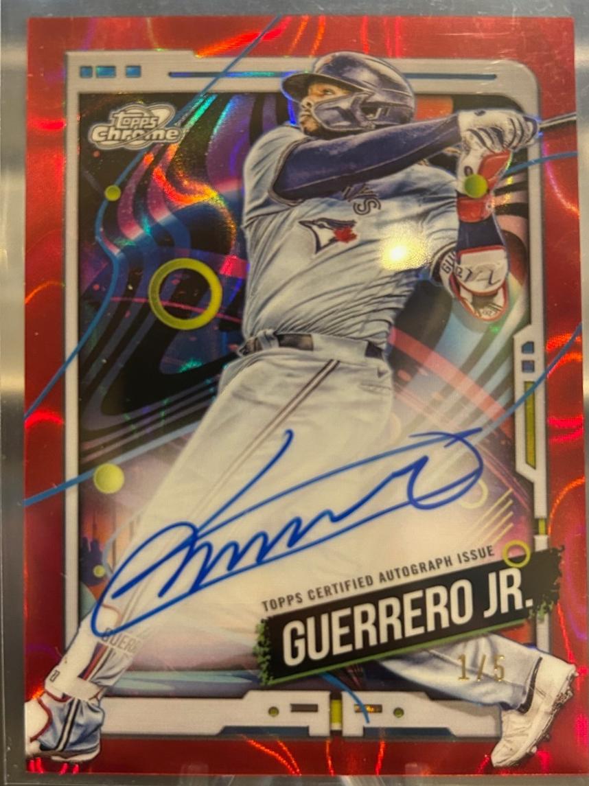 Vladimir Guerrero Jr. [Red Flare Refractor] #CCA-VG