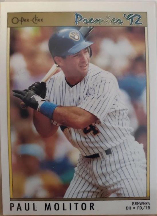 Paul Molitor #141 1992 O-Pee-Chee Premier Baseball