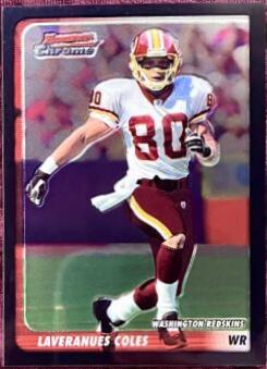 Laveranues Coles #10 Football Cards 2003 Bowman Chrome