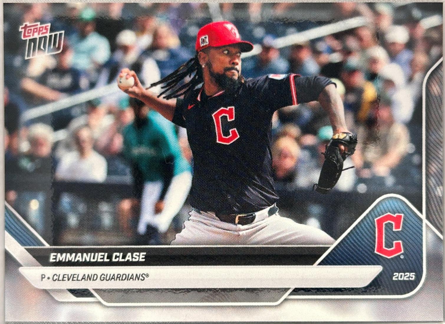 Emmanuel Clase #OD-68 2025 Topps Now Road To Opening Day Baseball