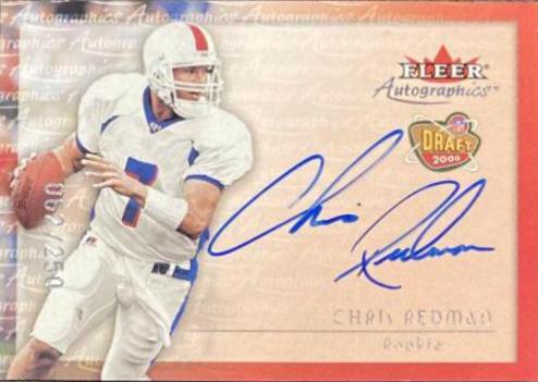 Chris Redman Football Cards 2000 Fleer Autographics