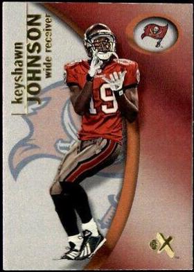 Keyshawn Johnson #18 Football Cards 2001 Fleer E X