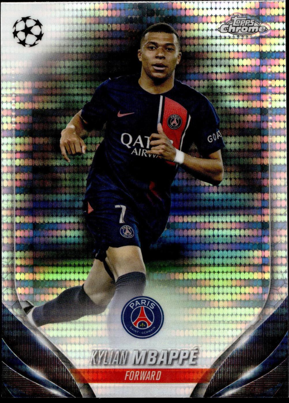 Kylian Mbappe [Pulsar Refractor] #21 Prices | 2023 Topps Chrome