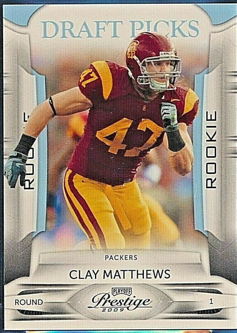 Clay Matthews #123 Football Cards 2009 Playoff Prestige