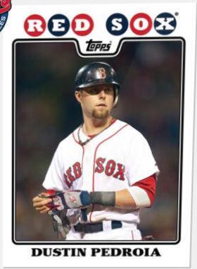 Dustin Pedroia #15 2022 Topps Throwback Thursday Baseball