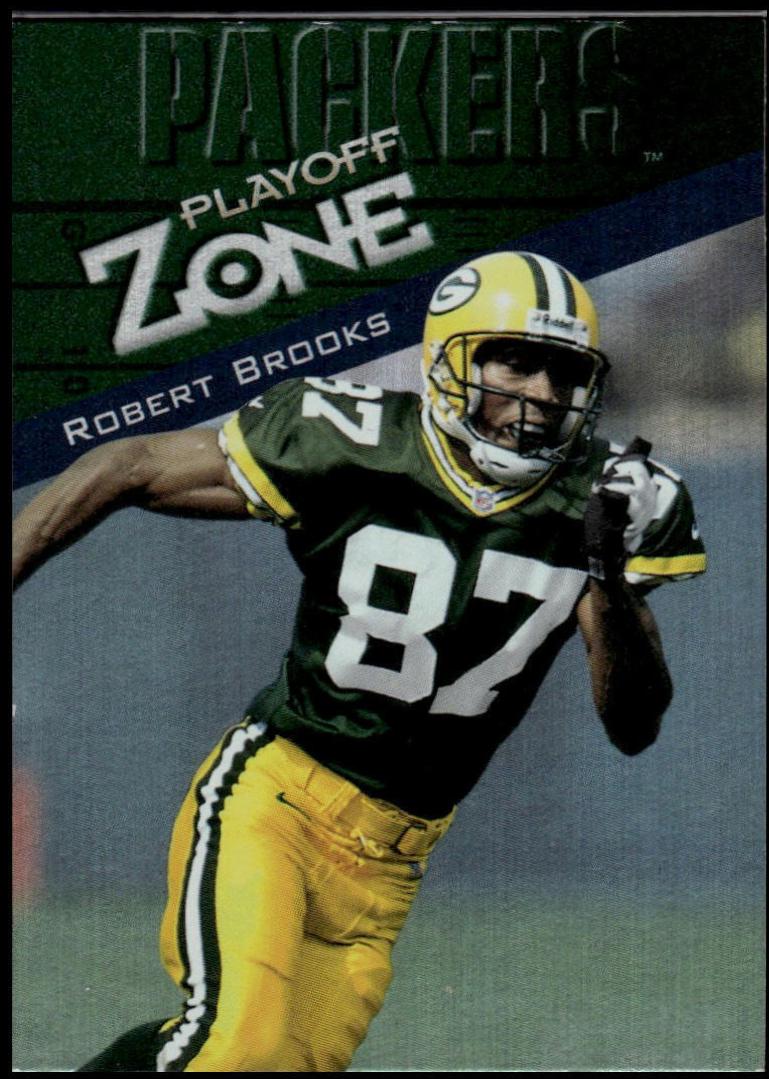 Robert Brooks #6 1997 Playoff Zone Football