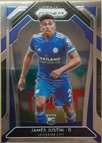 James Justin #131 Soccer Cards 2020 Panini Prizm Premier League