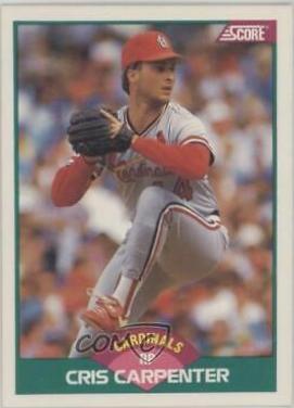Cris Carpenter #81T 1989 Score Traded Baseball