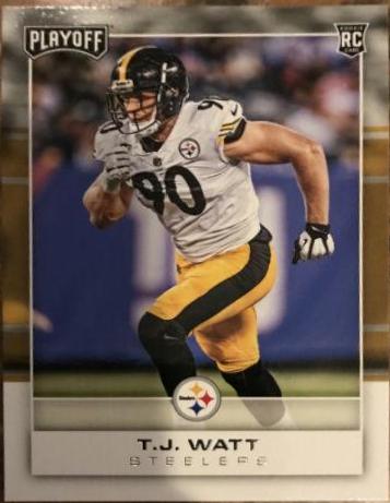 T.J. Watt #284 Football Cards 2017 Panini Playoff