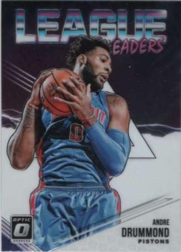 Andre Drummond #2 Basketball Cards 2018 Panini Donruss Optic League Leaders