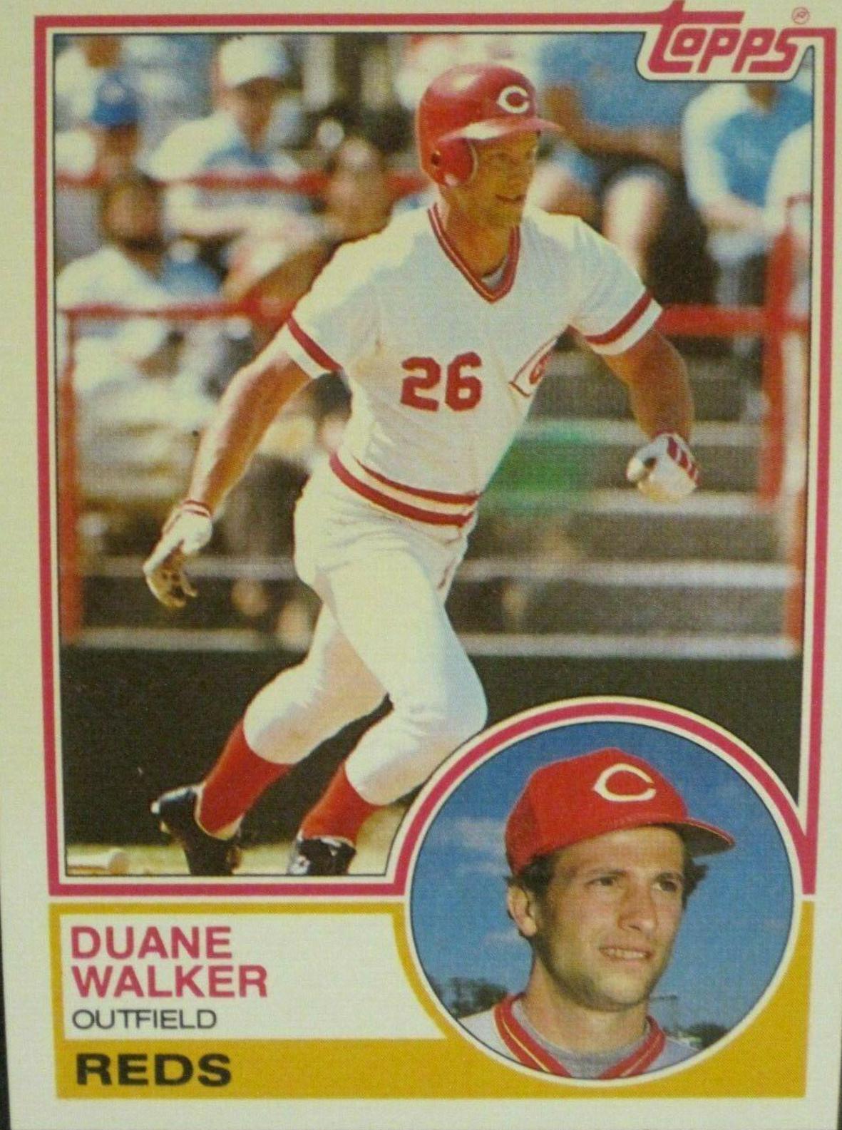 Duane Walker #243 Baseball Cards 1983 Topps