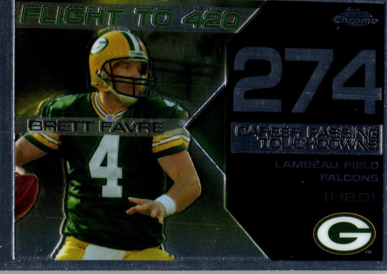 Brett Favre #BFC274 2008 Topps Chrome Brett Favre Collection Football