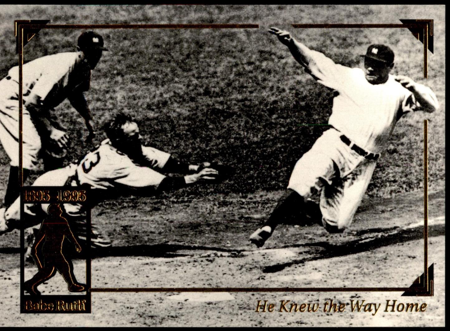 He Knew the Way Home #5 Baseball Cards 1995 Megacards Babe Ruth