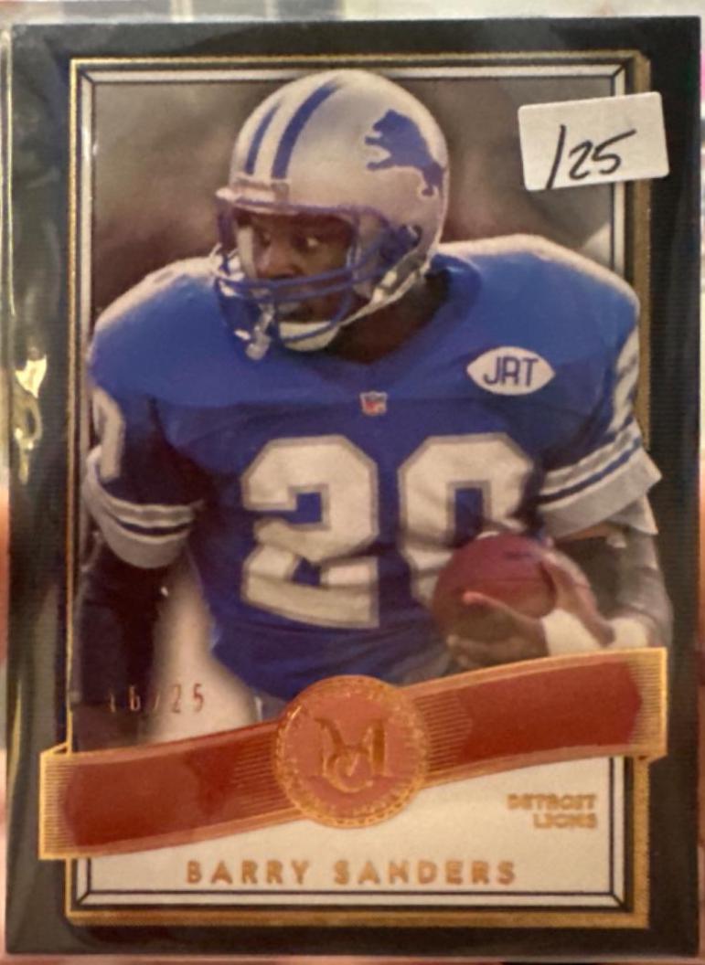 Barry Sanders #83 Football Cards 2015 Topps Museum Collection