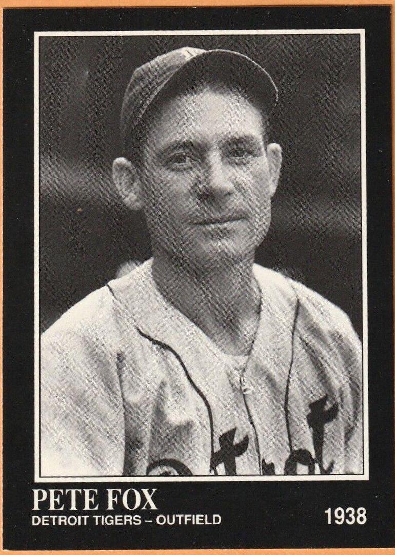Pete Fox #197 1991 Conlon Collection Baseball