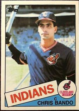 Chris Bando #14 Baseball Cards 1985 Topps Tiffany