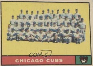 1961 Cubs Team #122