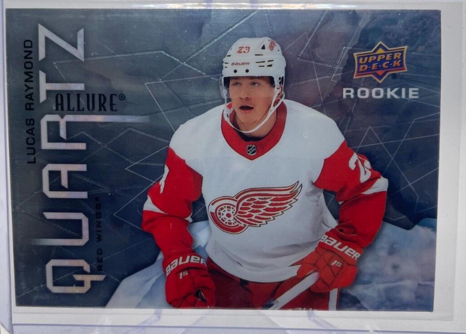 Lucas Raymond #AQ-LR Hockey Cards 2021 Upper Deck Allure Quartz