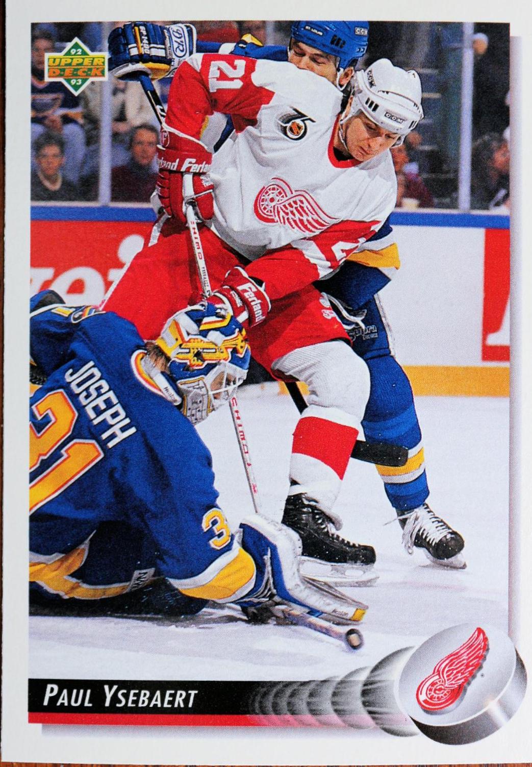 Paul Ysebaert #176 Hockey Cards 1992 Upper Deck