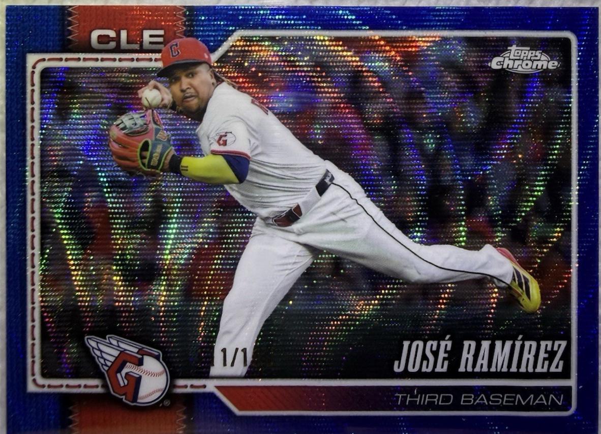 Jose Ramirez [Blue Wave Refractor] (2026 Topps Chrome)