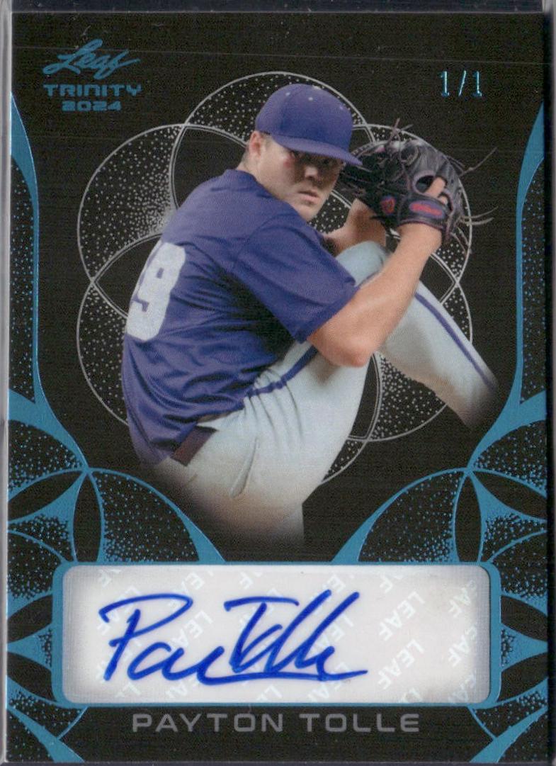 Payton Tolle #BA-PT1 2024 Leaf Trinity Autograph Baseball