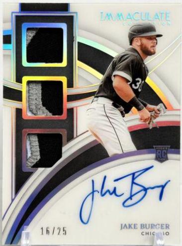 Jake Burger [Patch Autograph Jersey Number] #107