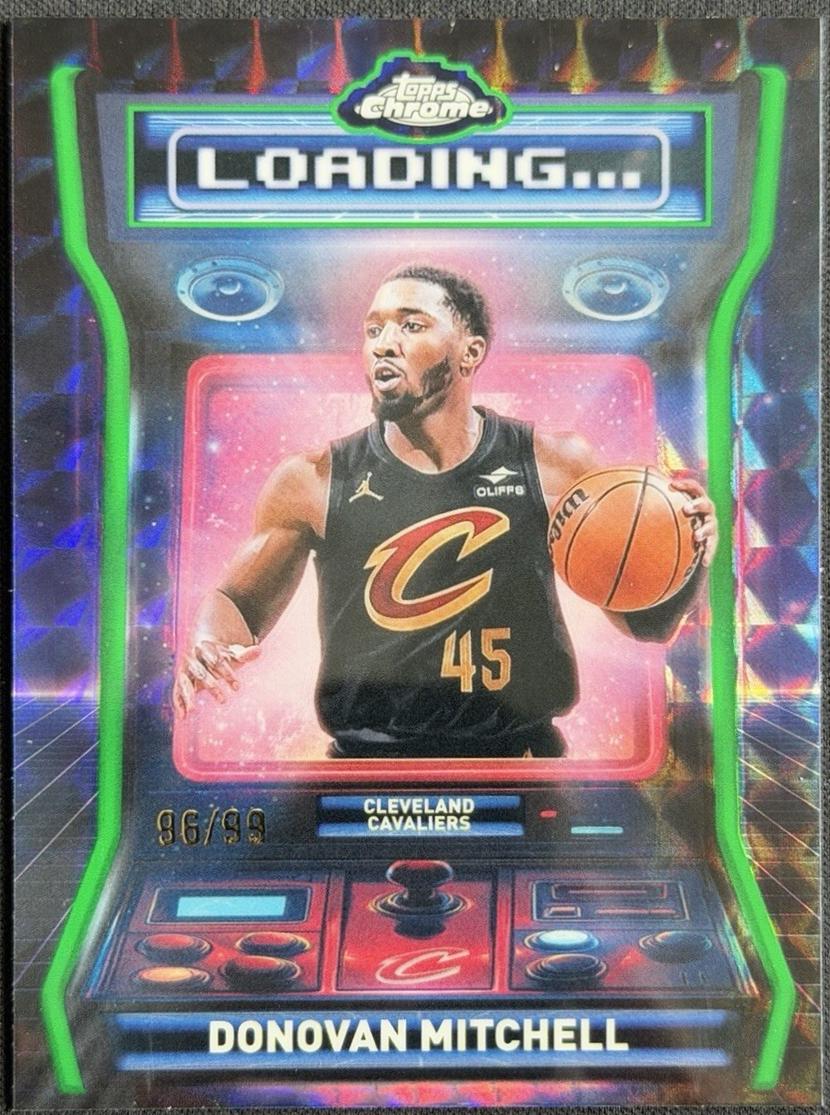 Donovan Mitchell [Refractor Green Geometric] #LD-9