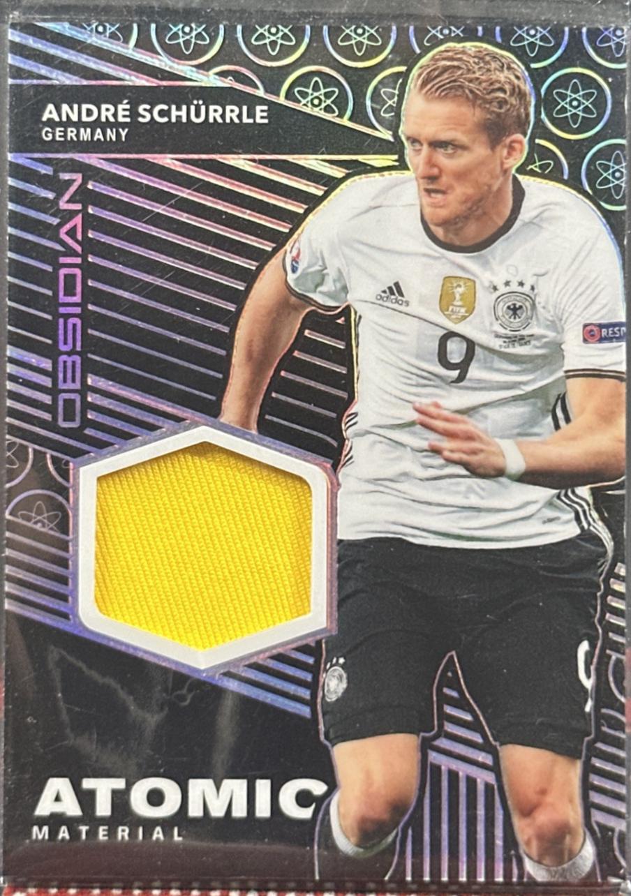 Andre Schurrle #AM-ASC Soccer Cards 2020 Panini Obsidian Atomic Material