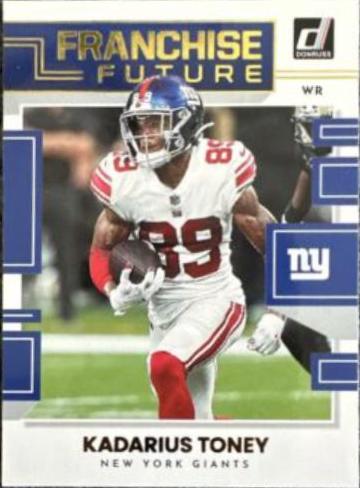 Kadarius Toney #FF-KT Football Cards 2022 Panini Donruss Franchise Future