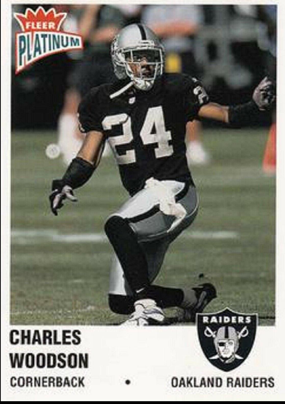 Charles Woodson #14 Football Cards 2003 Fleer Platinum